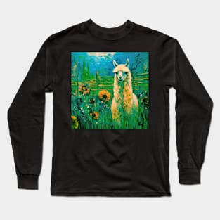 ALPACA PAINTING Long Sleeve T-Shirt